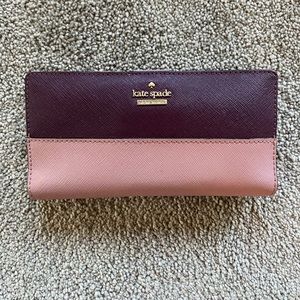 Kate Spade purple & pink wallet
